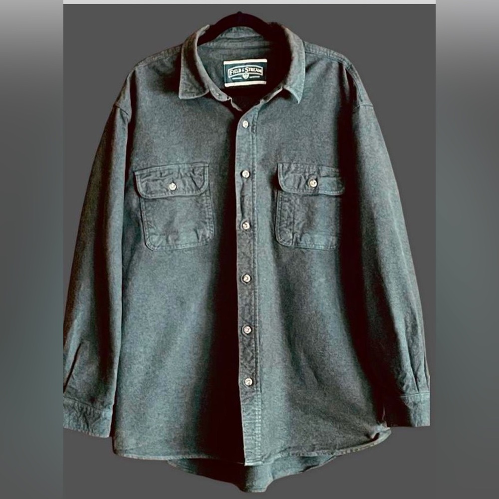 Vintage 1990s Field and Stream Heavy Outdoor Flannel Shirt 2XLT 2XL